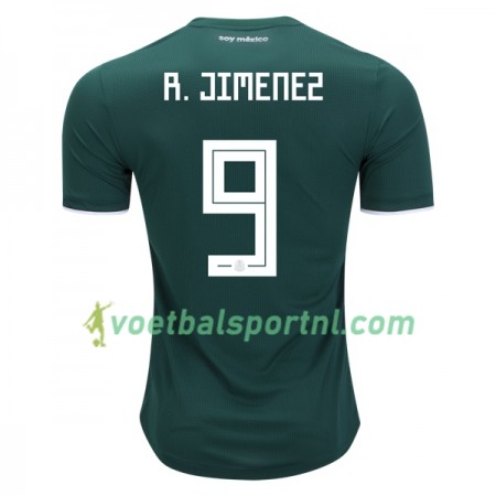 Mexico R.Jimenez 9 Thuis Shirt WK voetbal 2018